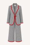 Gingham Blazer Set