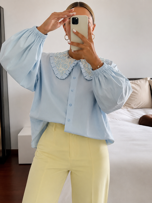 Poplin Brocade Shirt