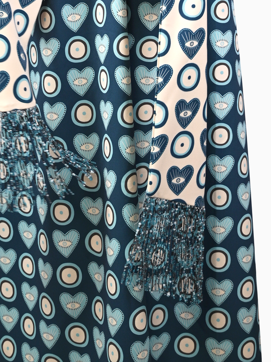 Modern Heritage " Midnight Evil Eye" V Neck