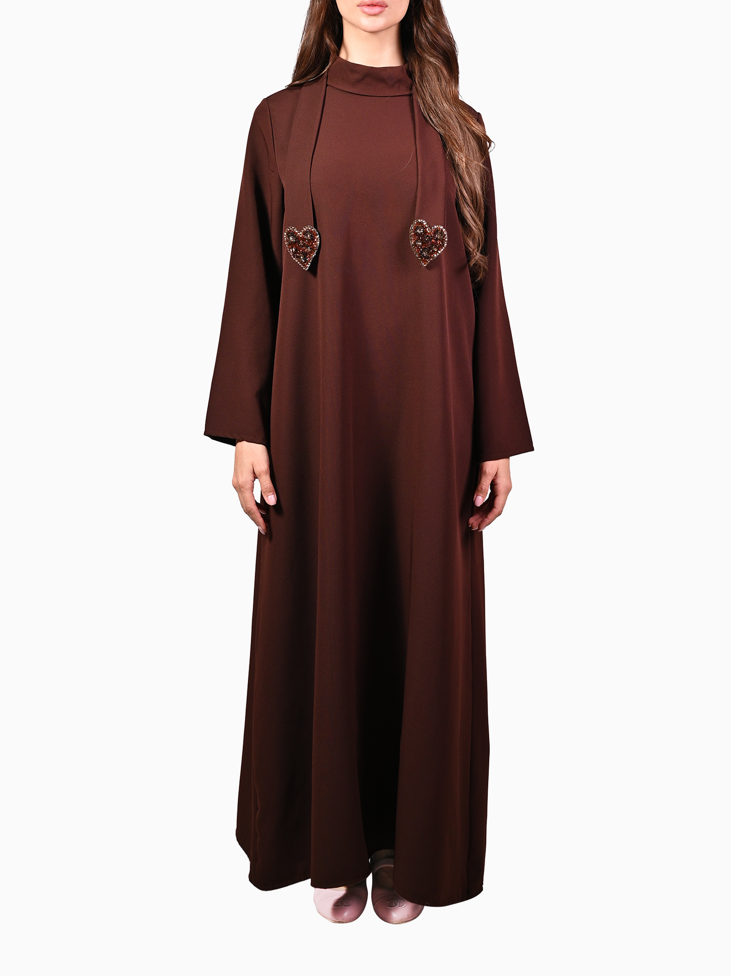 Modern Heritage" Chocolate Heart" High Neck